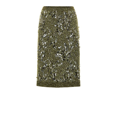 Gucci Grüner Viskose-Rock