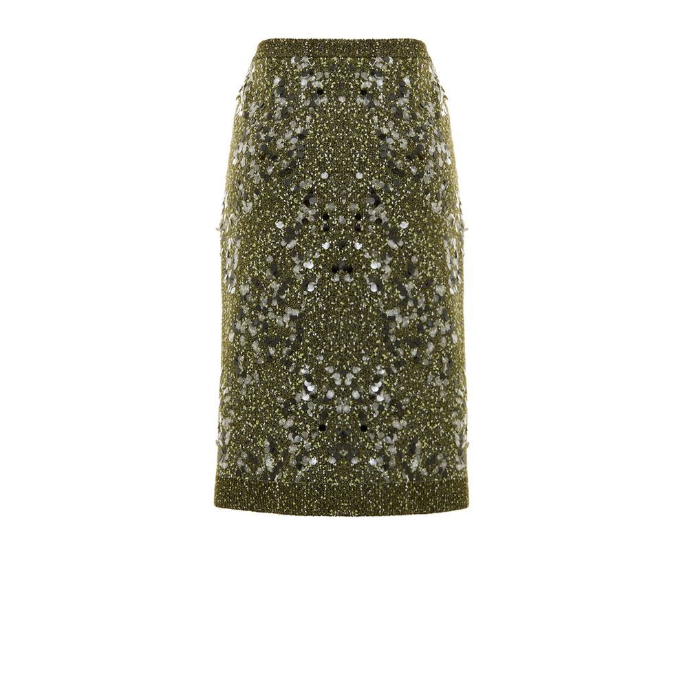 Gucci Grüner Viskose-Rock