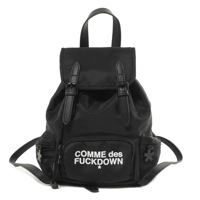 Comme Des Fuckdown Schwarzer Nylon-Rucksack