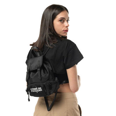 Comme Des Fuckdown Schwarzer Nylon-Rucksack