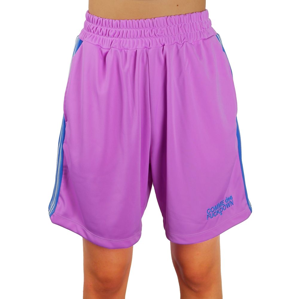 Comme Des Fuckdown Lila Polyester kurz