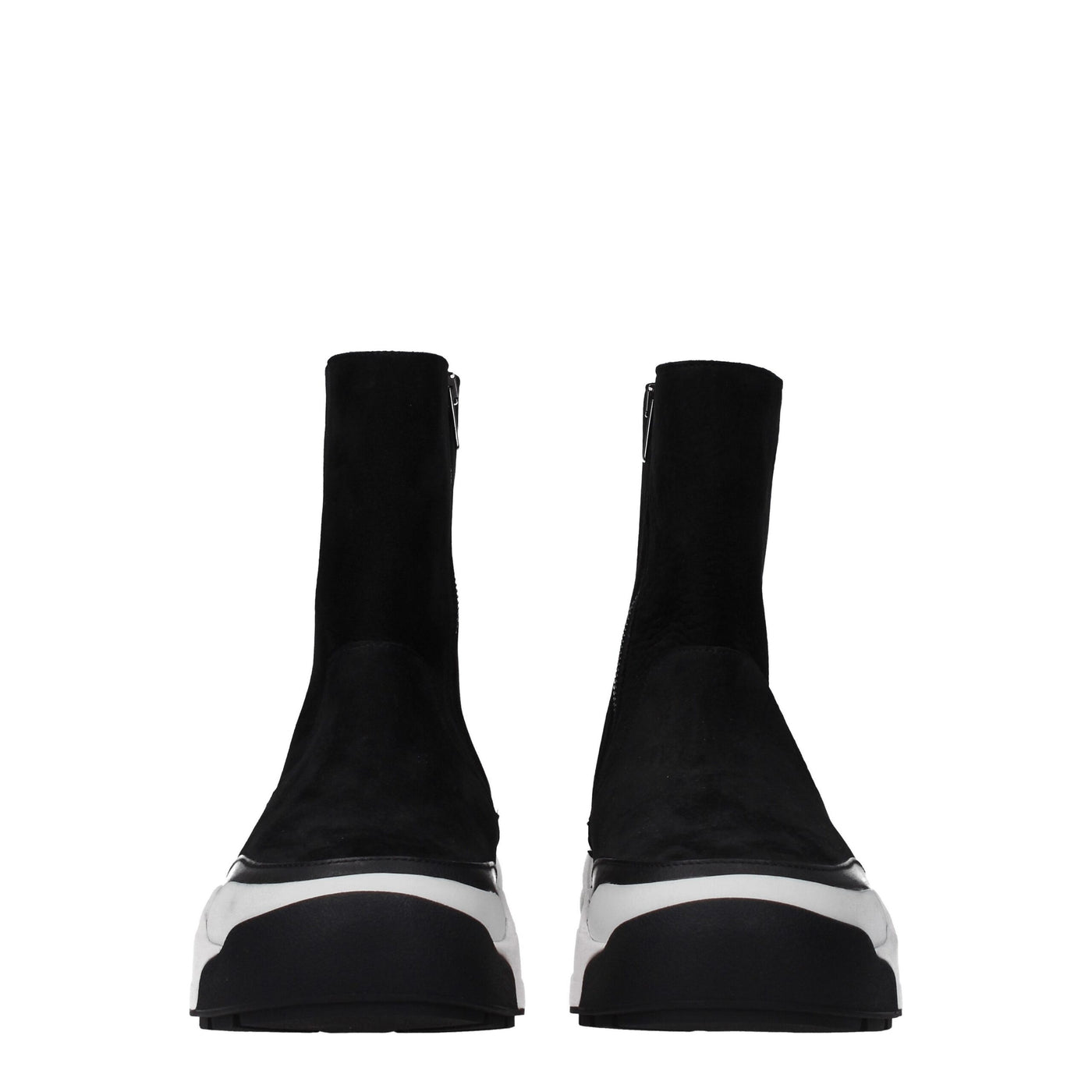 Kenzo Schwarze Lederstiefeletten