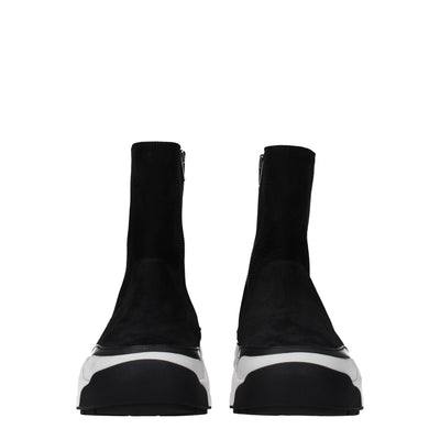 Kenzo Schwarze Lederstiefeletten