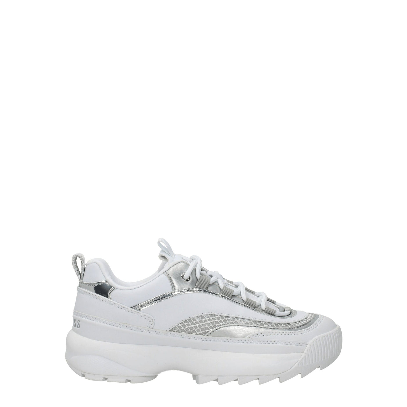 Guess Weiße klobige Turnschuhe aus Polyethylen