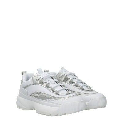 Guess Weiße klobige Turnschuhe aus Polyethylen