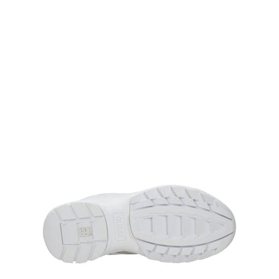 Guess Weiße klobige Turnschuhe aus Polyethylen