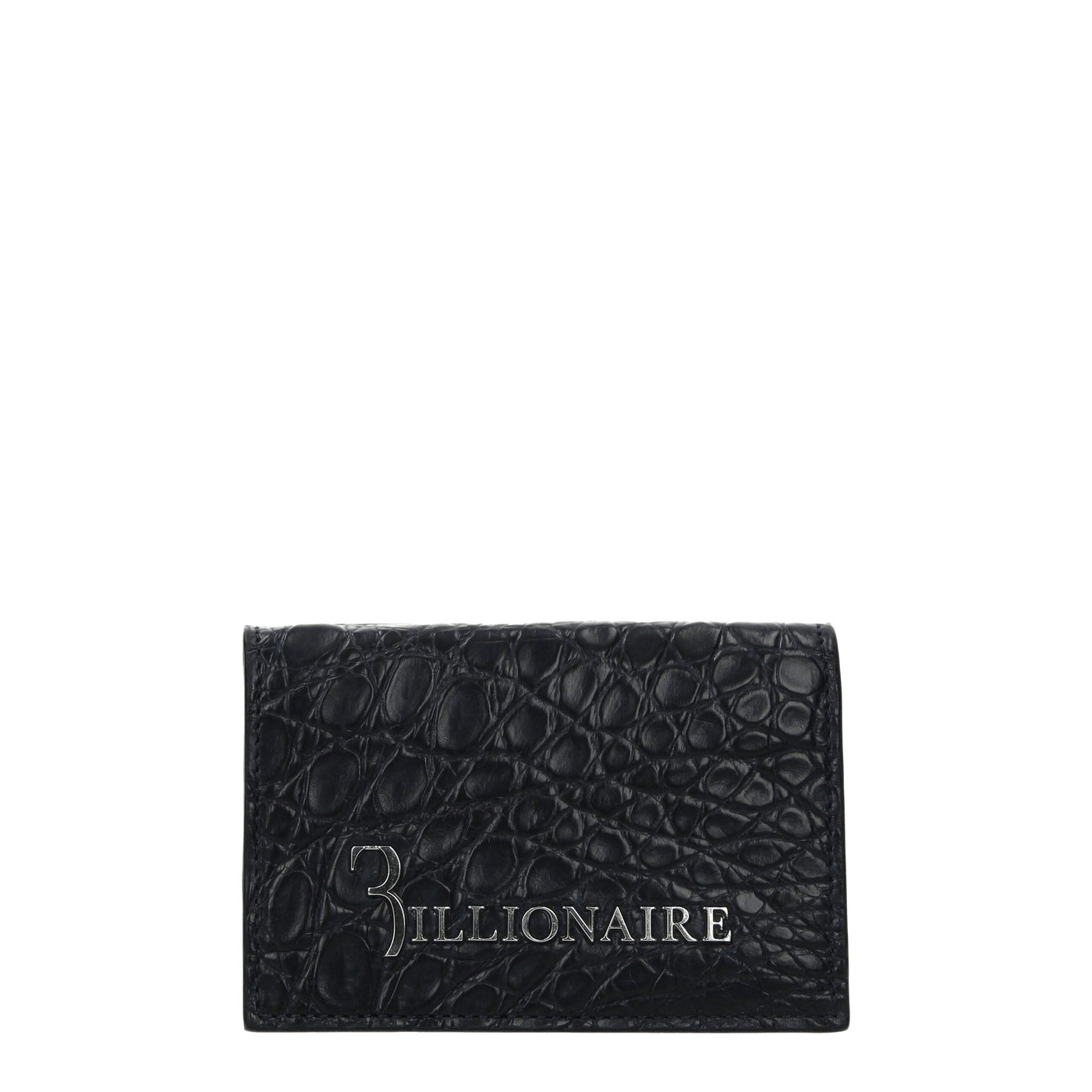 Billionaire Italian Couture Blaue Krokodil-Kartenhalter