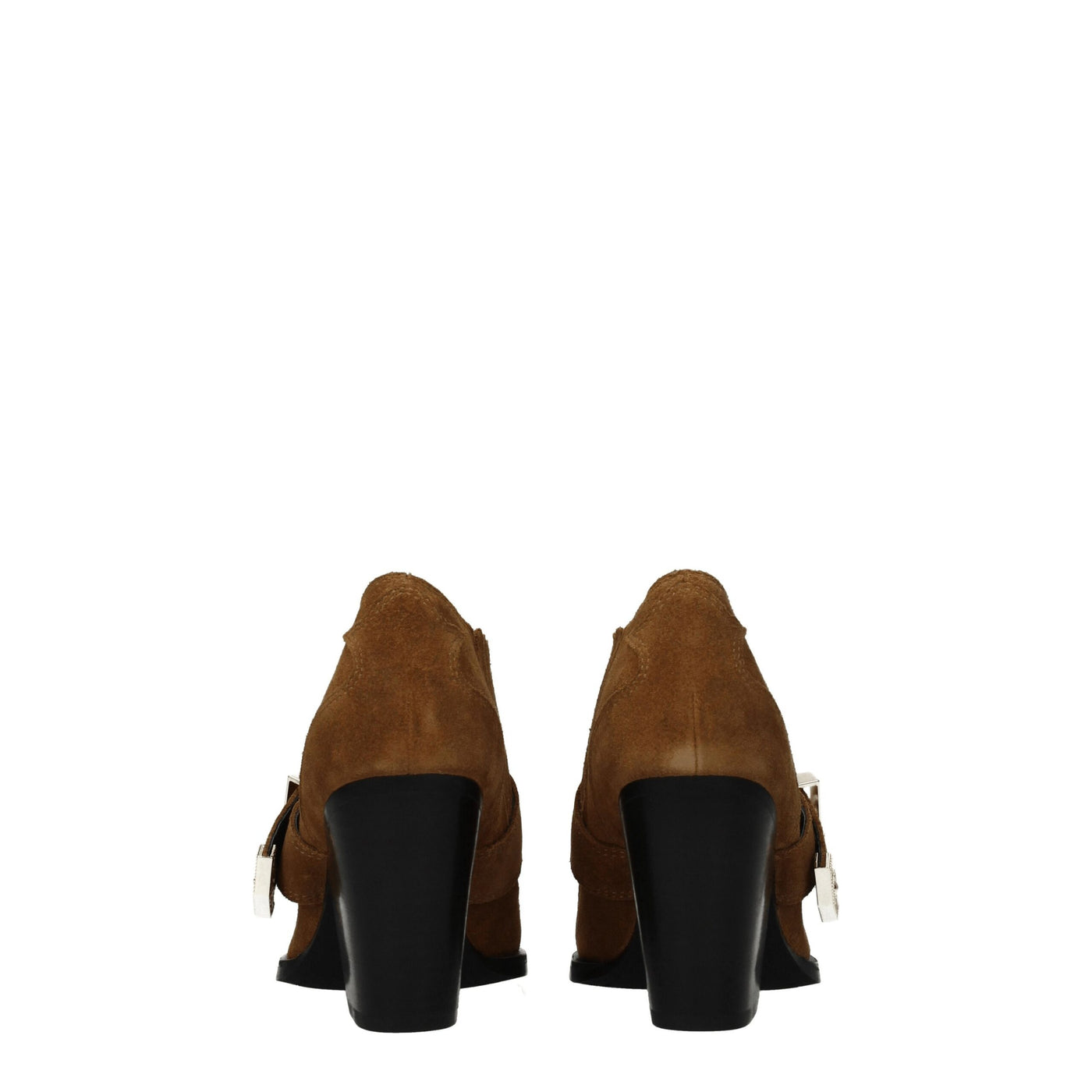Versace Jeans Braune Lederstiefeletten