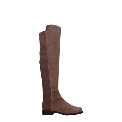 Stuart Weitzman Braunes Leder Over The Knee