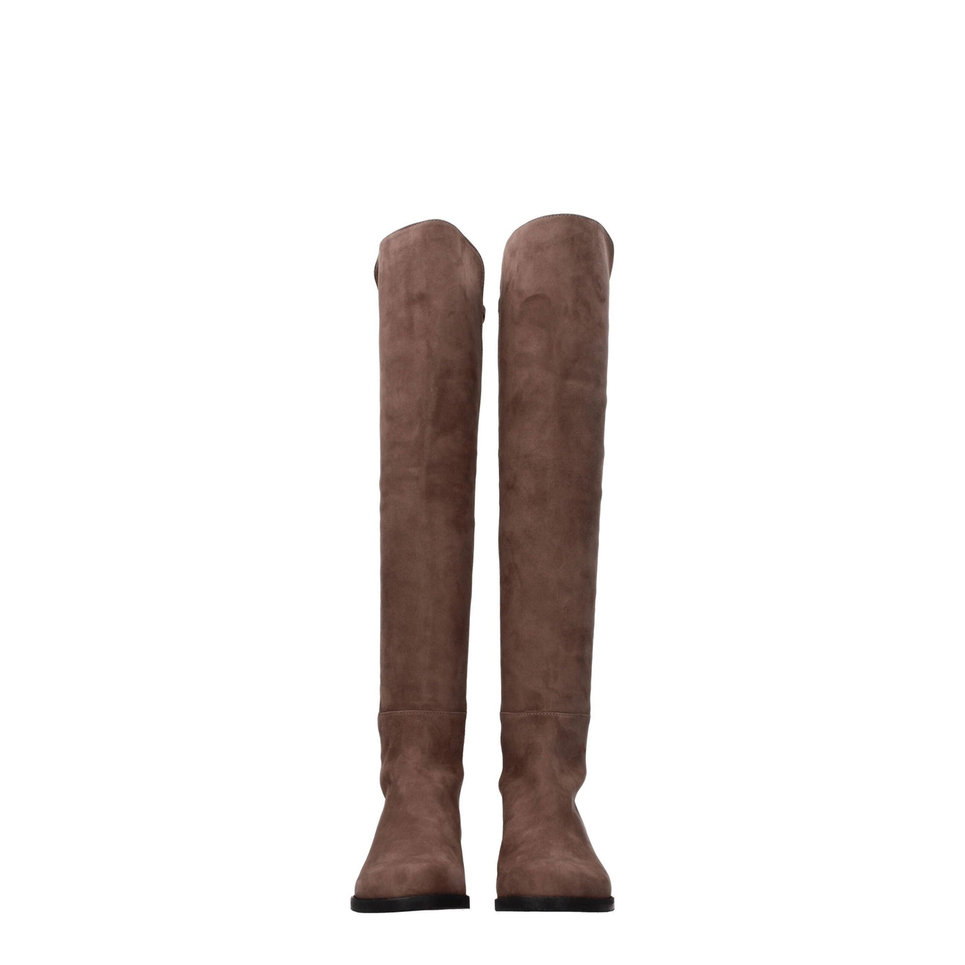 Stuart Weitzman Braunes Leder Over The Knee