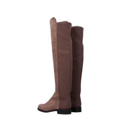 Stuart Weitzman Braunes Leder Over The Knee