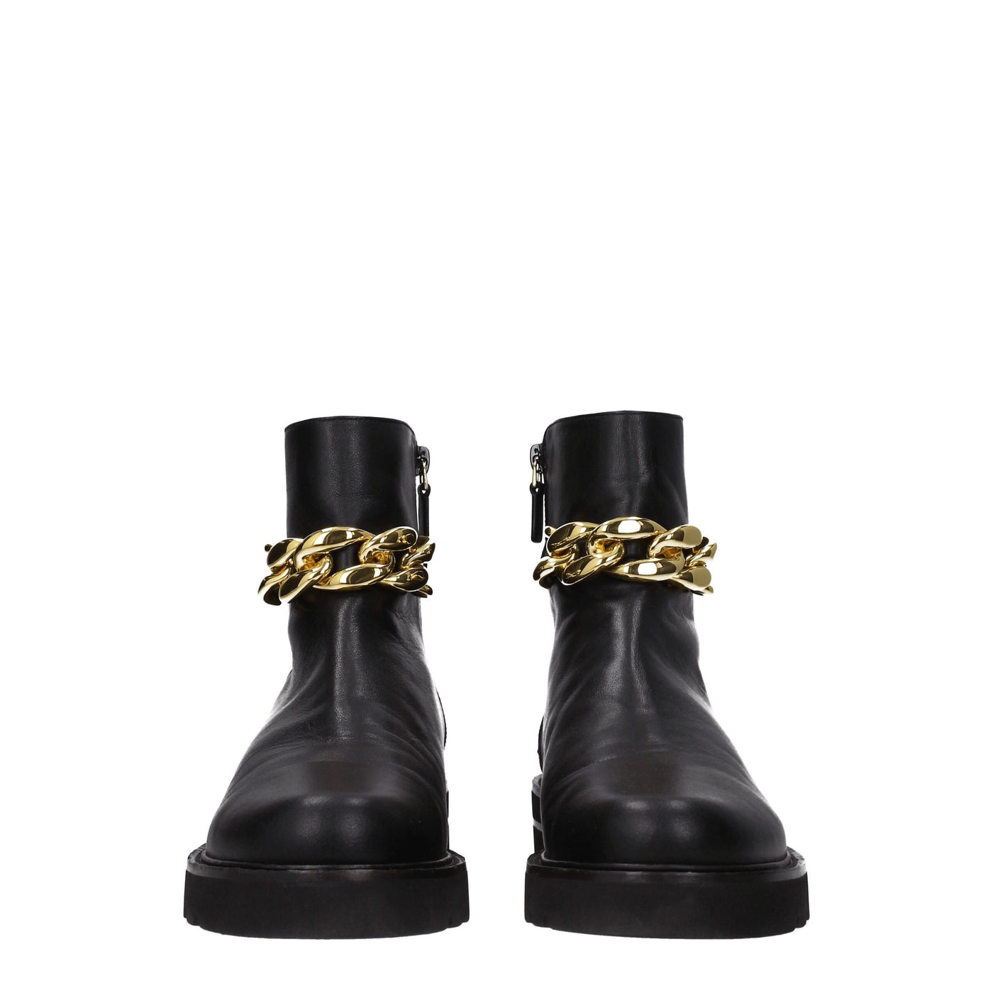 Stuart Weitzman Schwarze Lederstiefeletten