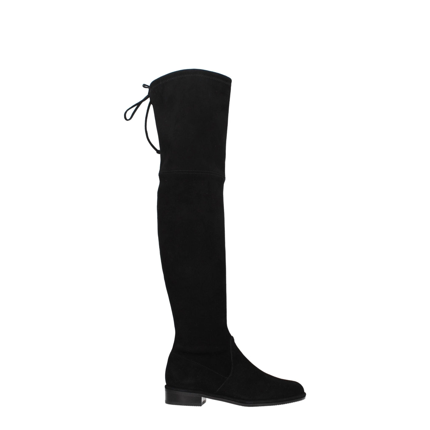 Stuart Weitzman Schwarzes Leder Over The Knee
