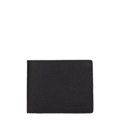 Testoni Schwarze Leder Geldbörsen