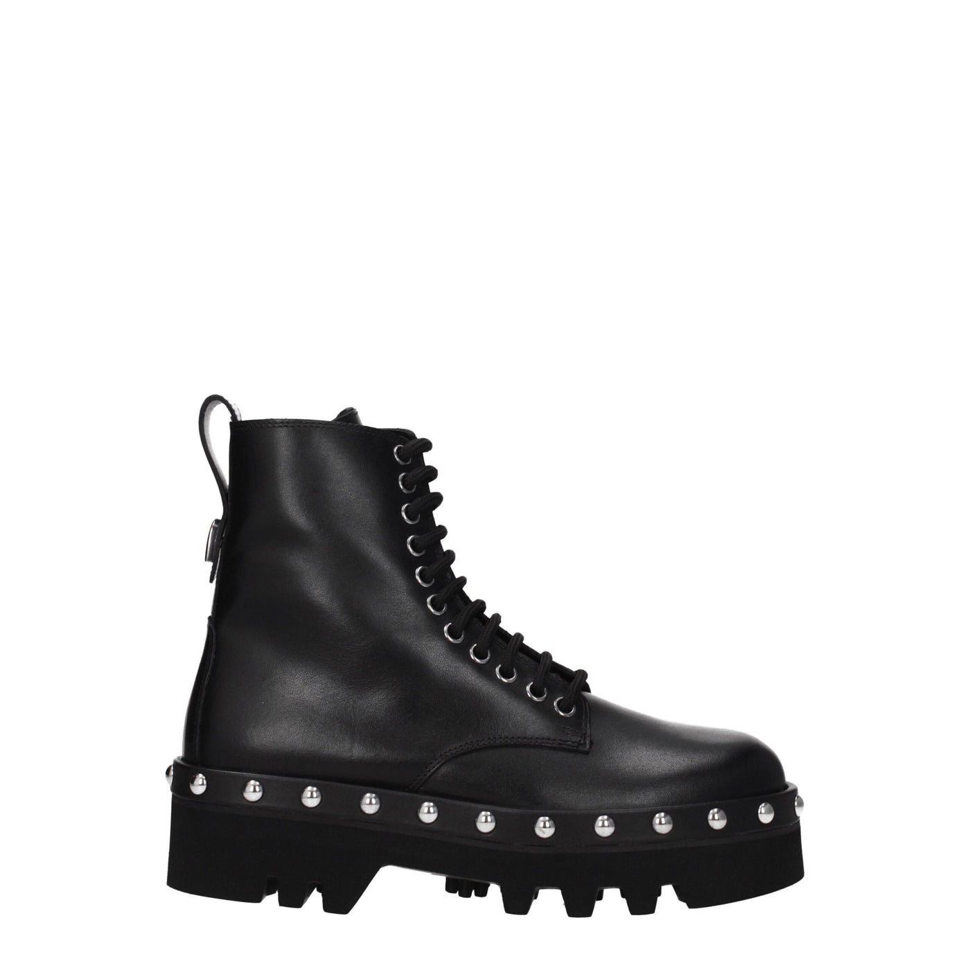 Furla Schwarze Lederstiefeletten