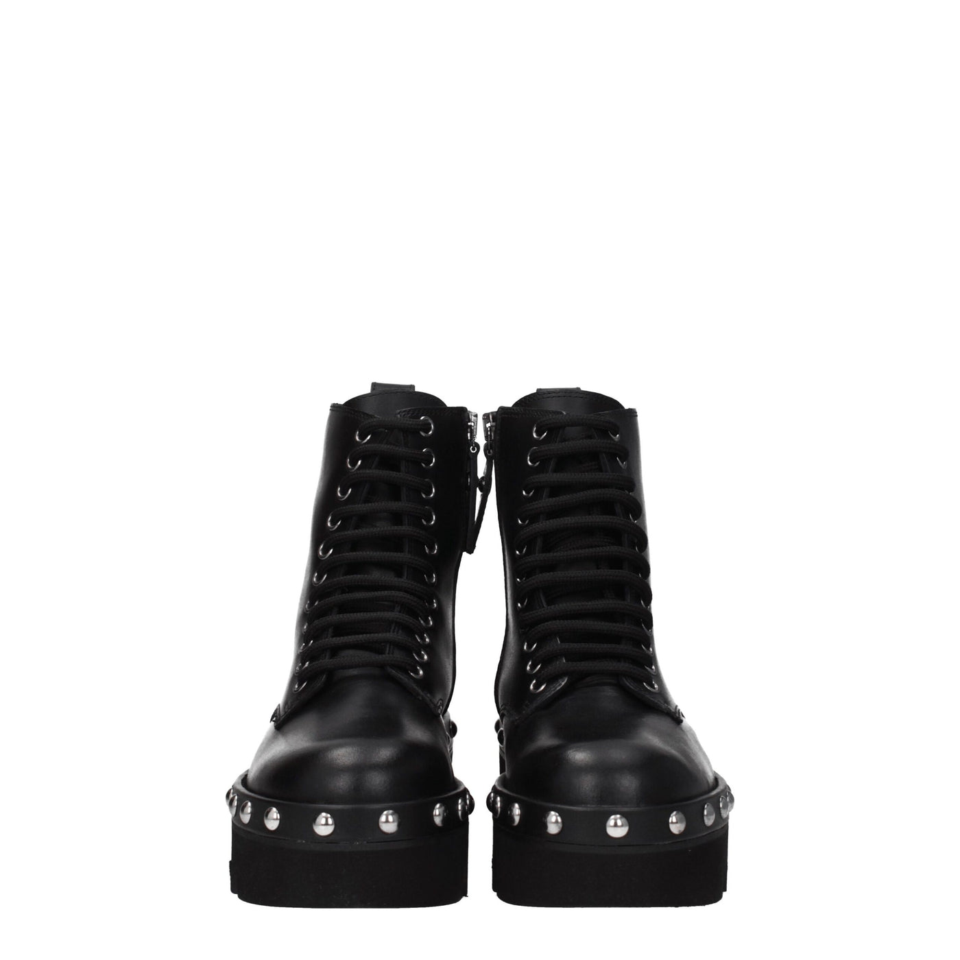 Furla Schwarze Lederstiefeletten