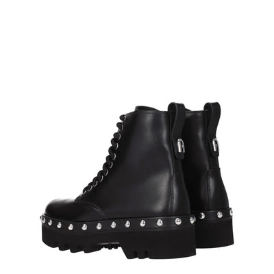 Furla Schwarze Lederstiefeletten