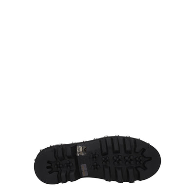 Furla Schwarze Lederstiefeletten