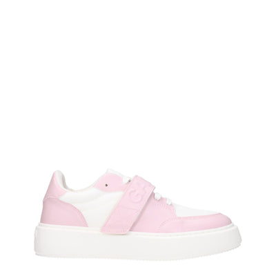 Ganni Rosa Leder Low Tops