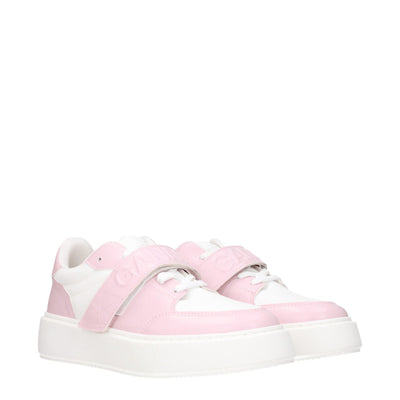 Ganni Rosa Leder Low Tops