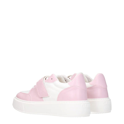 Ganni Rosa Leder Low Tops