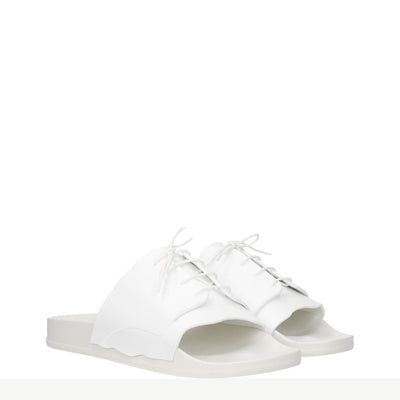 Maison Margiela Weiße Baumwollpantoffeln Sandalen