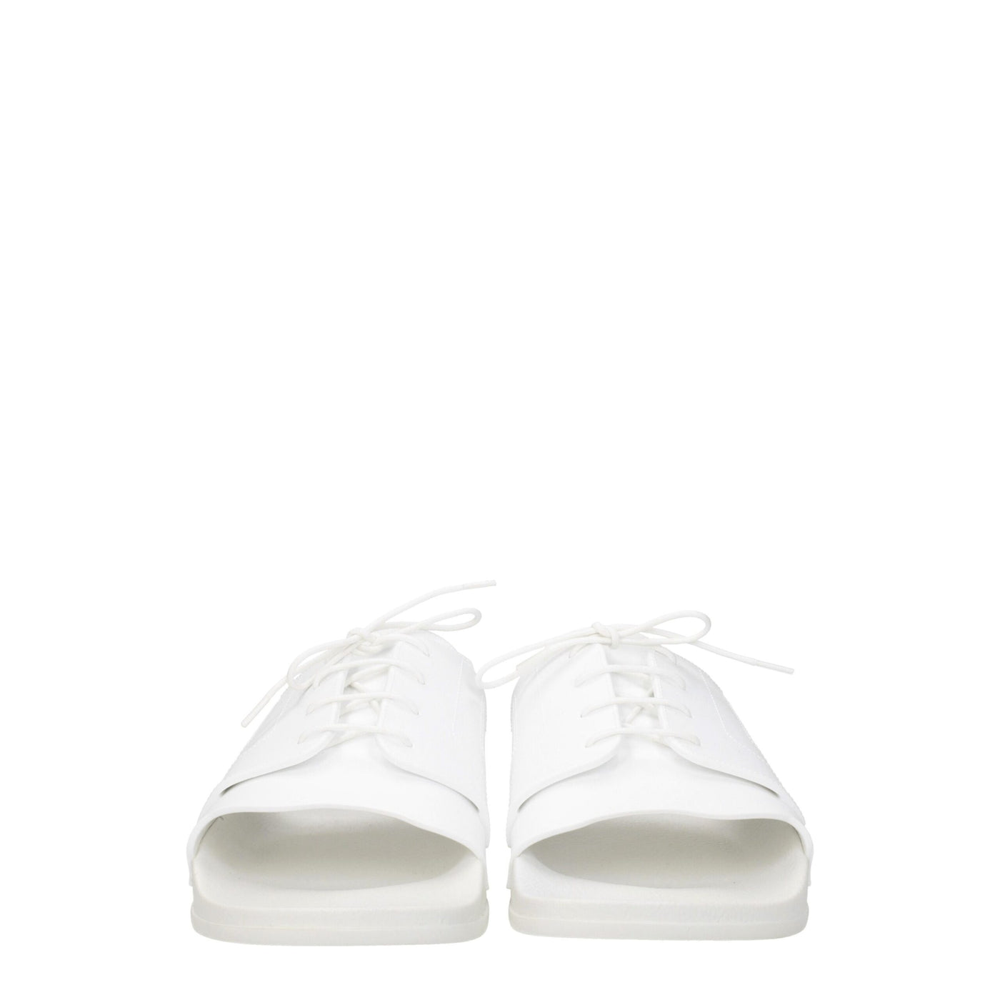 Maison Margiela Weiße Baumwollpantoffeln Sandalen