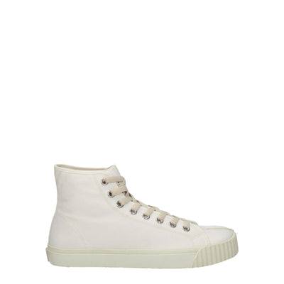 Maison Margiela Weiße Stoff-High-Tops