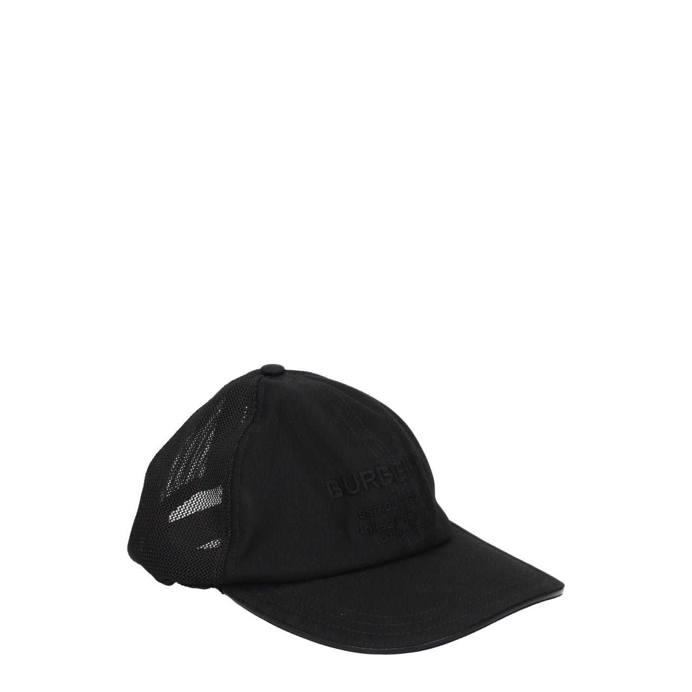 Burberry Schwarze Baumwollmützen (Baseballmütze)