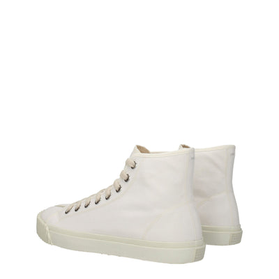 Maison Margiela Weiße Stoff-High-Tops