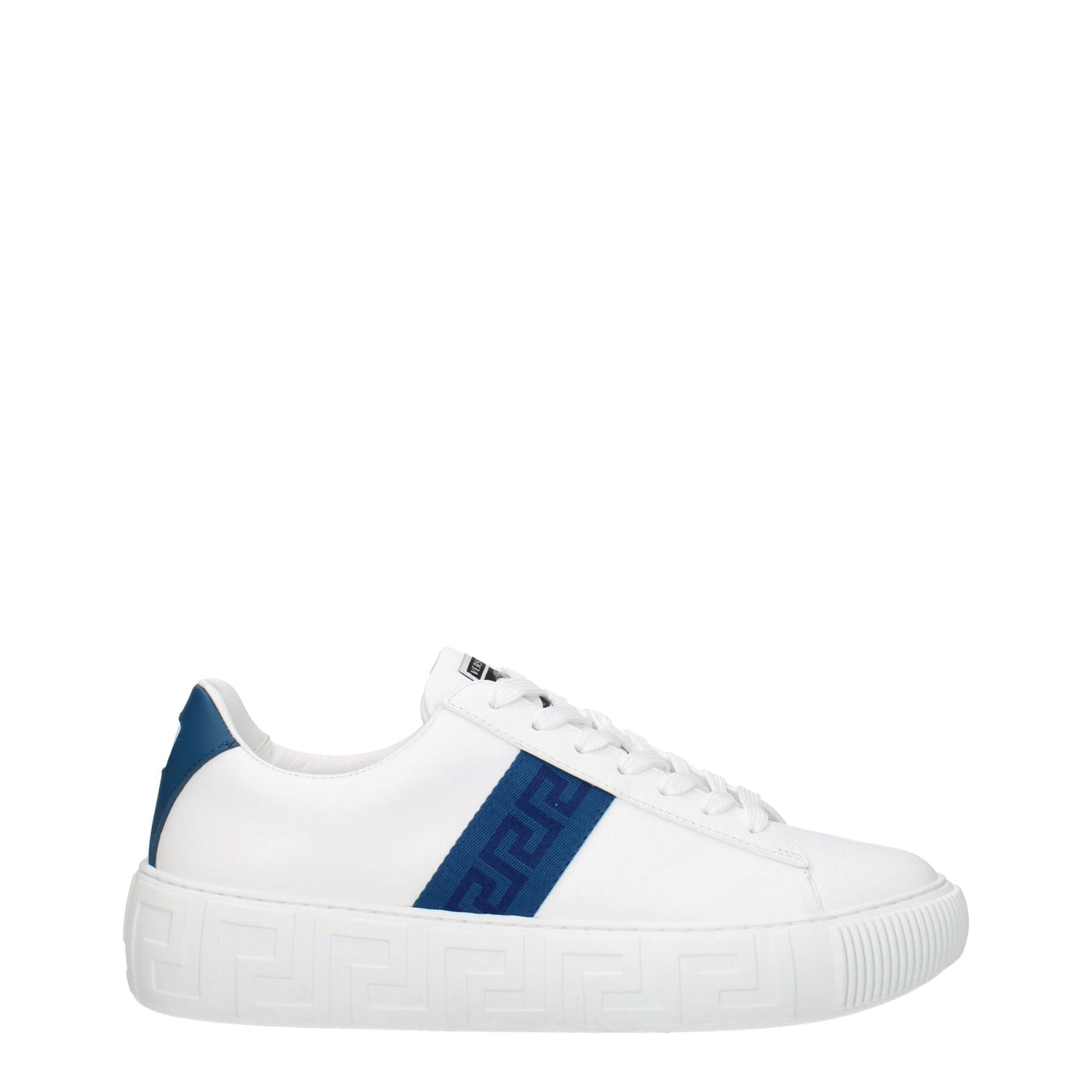 Versace Weiße Leder-Low Tops
