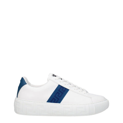 Versace Weiße Leder-Low Tops