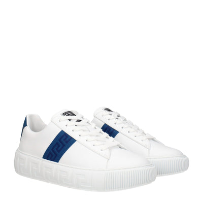 Versace Weiße Leder-Low Tops