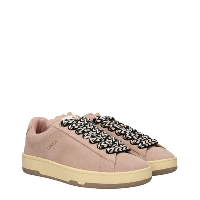 Lanvin Rosa Leder Low Tops