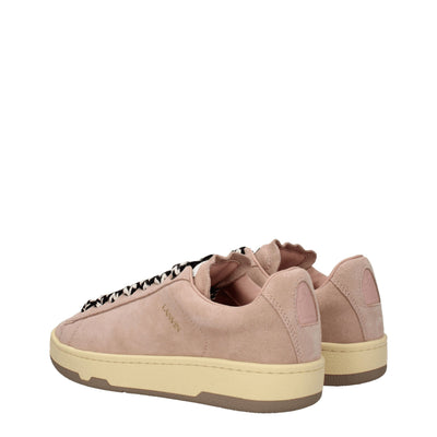 Lanvin Rosa Leder Low Tops