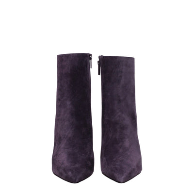 Christian Louboutin Lila Lederstiefeletten
