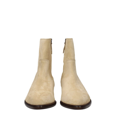 Isabel Marant Beige Lederstiefeletten