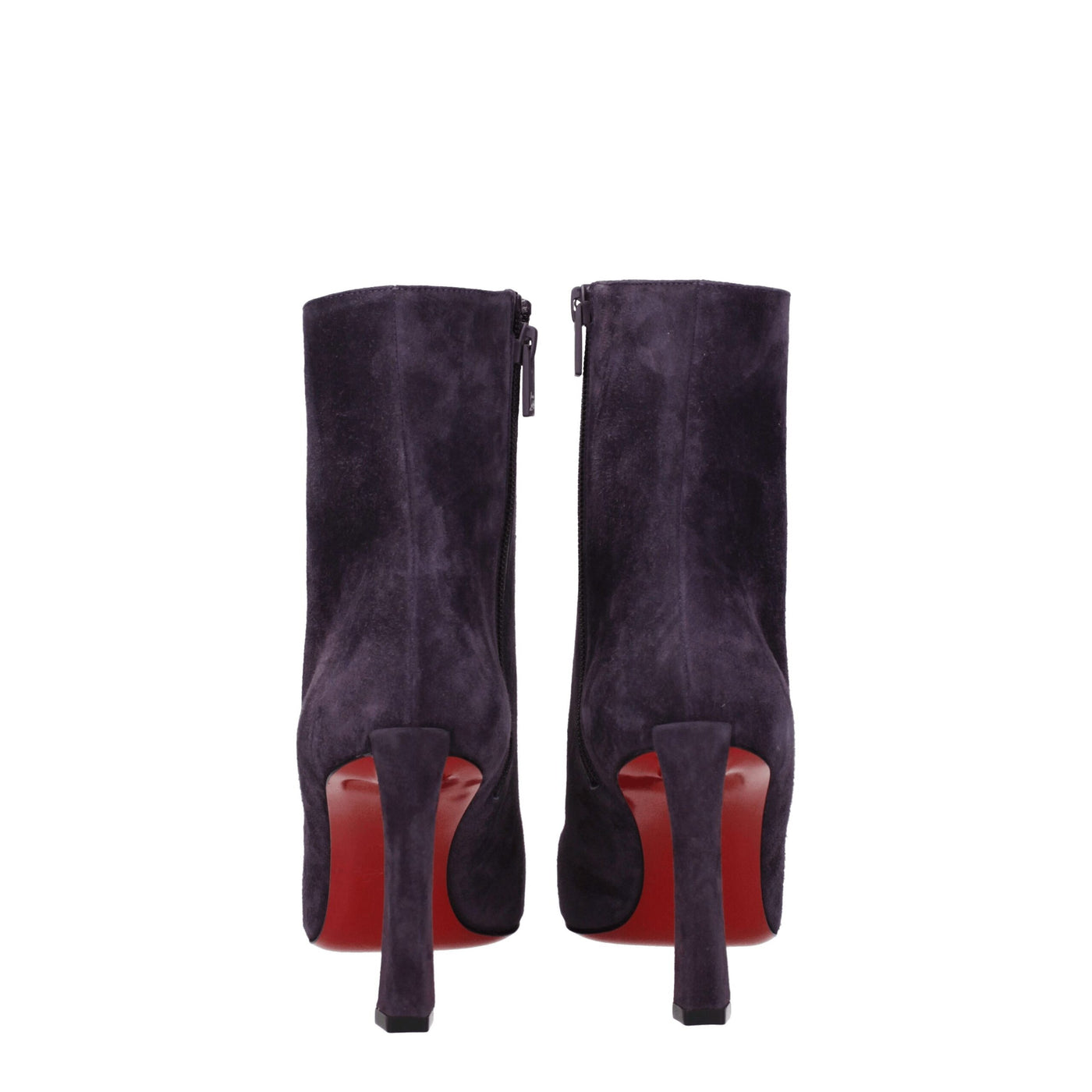 Christian Louboutin Lila Lederstiefeletten