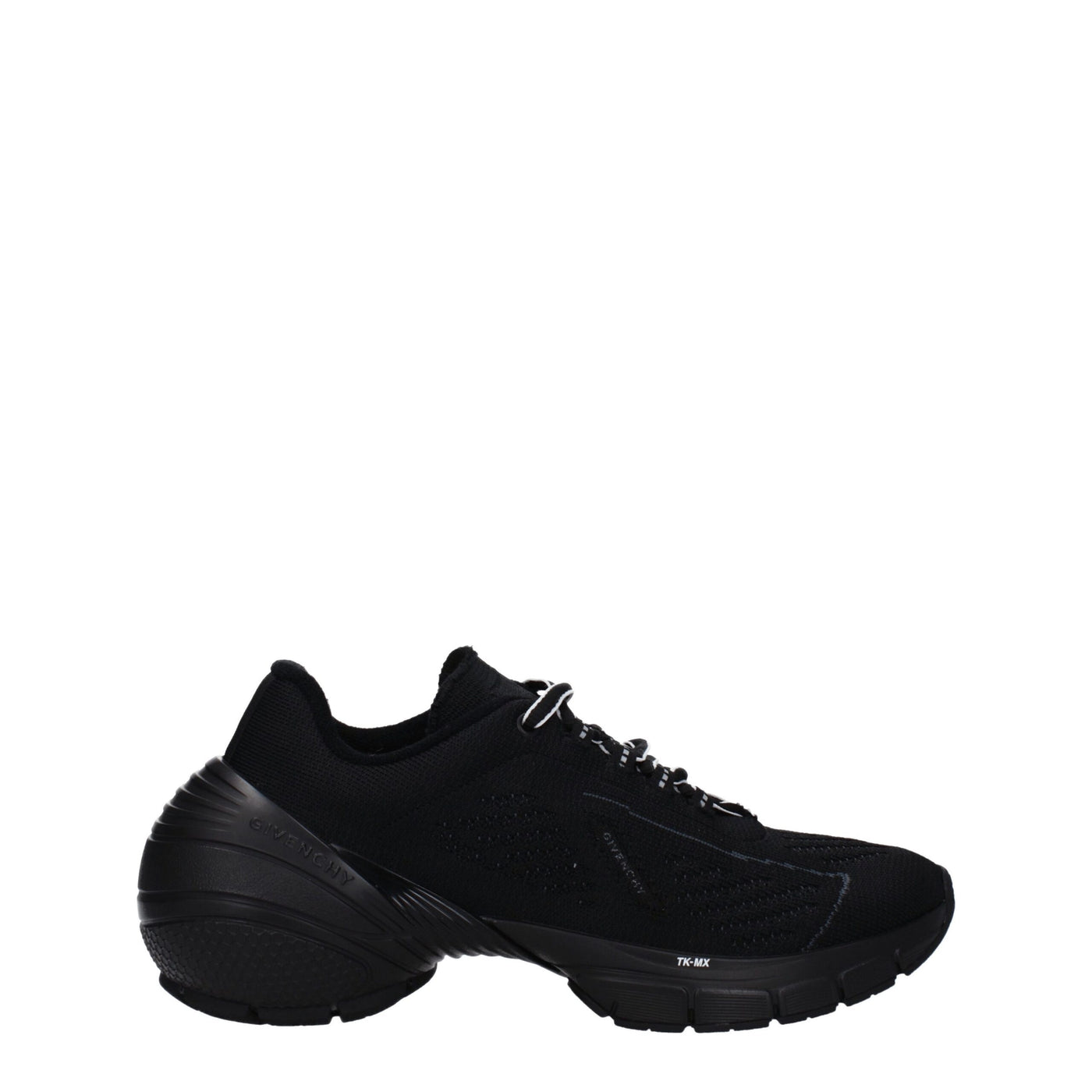 Givenchy Schwarzer Stoff Sportliche Turnschuhe