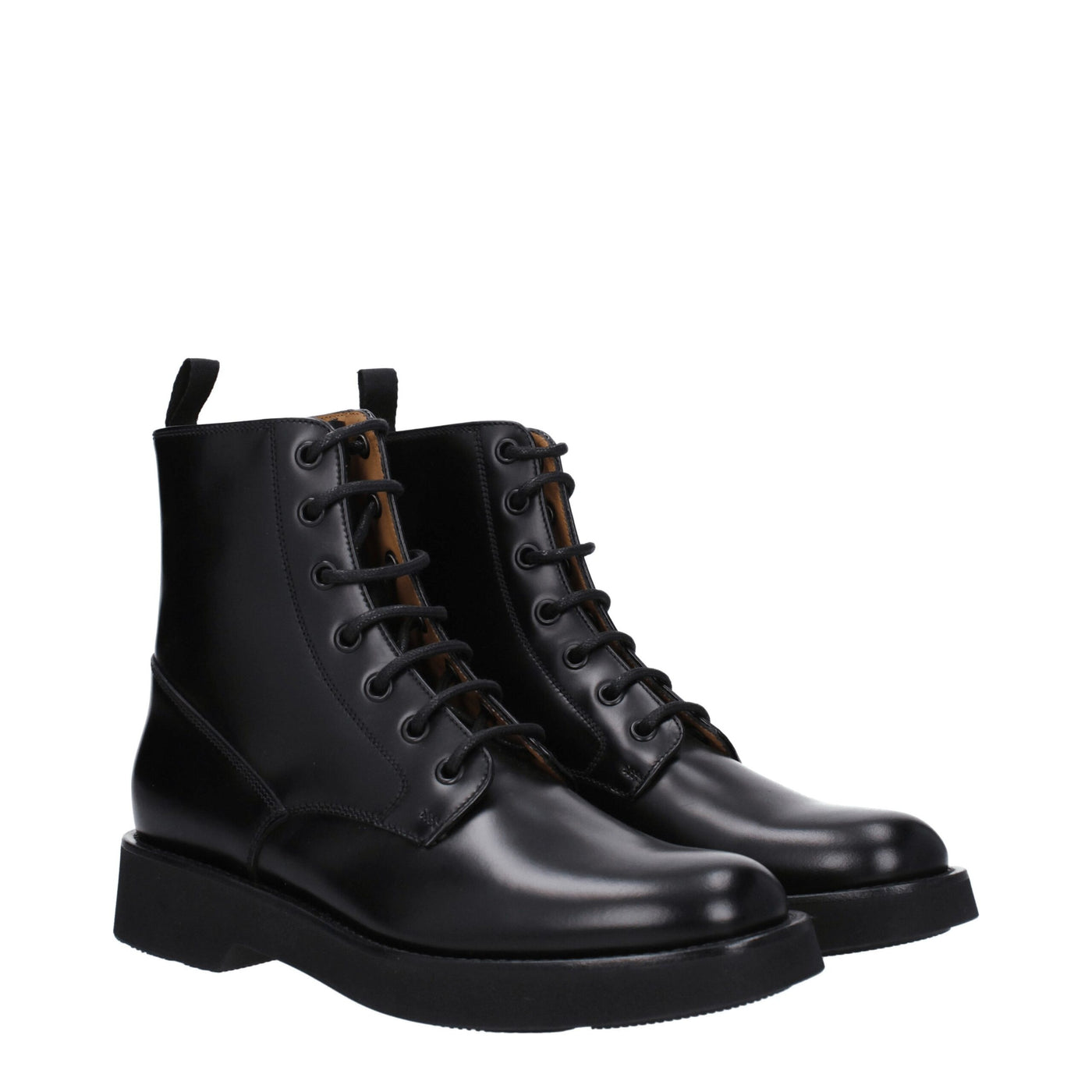Church's Schwarze Lederstiefeletten