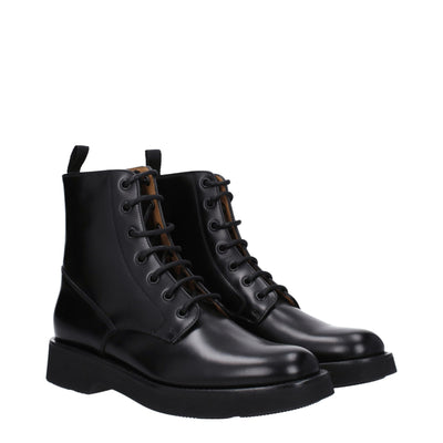 Church's Schwarze Lederstiefeletten