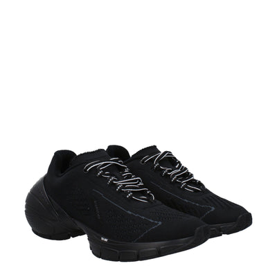 Givenchy Schwarzer Stoff Sportliche Turnschuhe