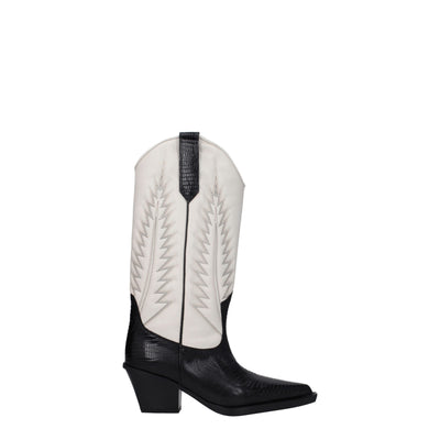 Paris Texas Beige Lederstiefel