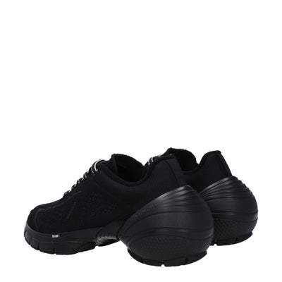 Givenchy Schwarzer Stoff Sportliche Turnschuhe