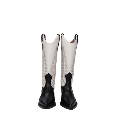 Paris Texas Beige Lederstiefel