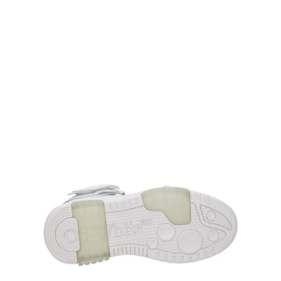 Off-White Weiße Leder-High-Tops