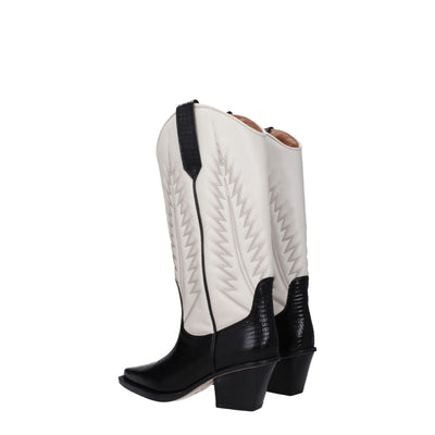 Paris Texas Beige Lederstiefel
