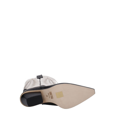 Paris Texas Beige Lederstiefel