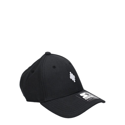 Marcelo Burlon Schwarze Marabu-Mützen (Baseballmütze)