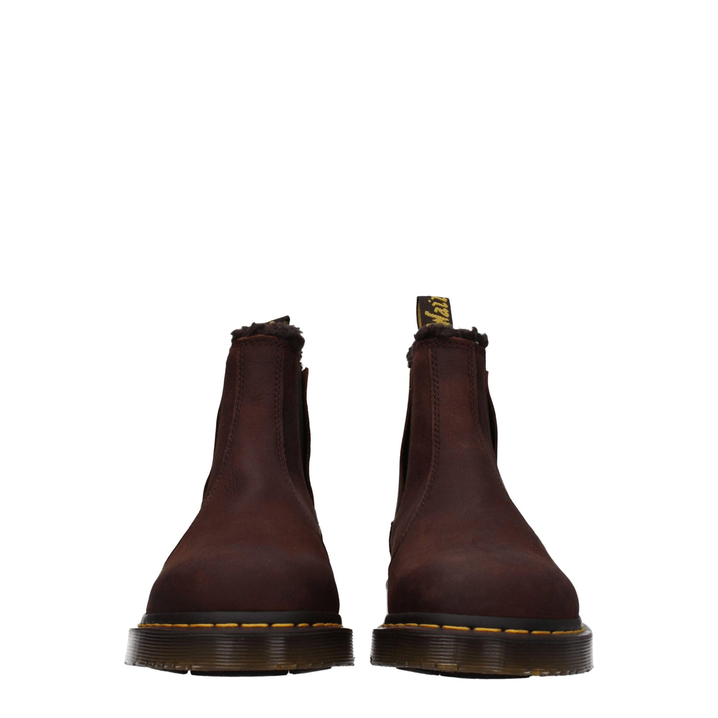 Dr. Martens Braune Lederstiefeletten